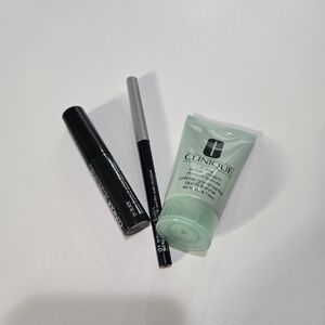 Clinique Mascara, Eyeliner and Scrub   Set